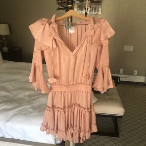 Misa Los Angeles Amalya pink dress